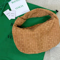 BOTTEGA VENETA SMALL JODIE 48CM BROWN SUEDE LEATHER