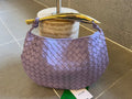 BOTTEGA VENETA SARDINE 33 WITH CHAIN IN LIGHT PURPLE LAMBSKIN