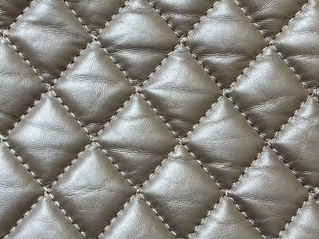 CHANEL 25S MINI SHOPPING BAG 23 IN DARK TAUPE CALFSKIN