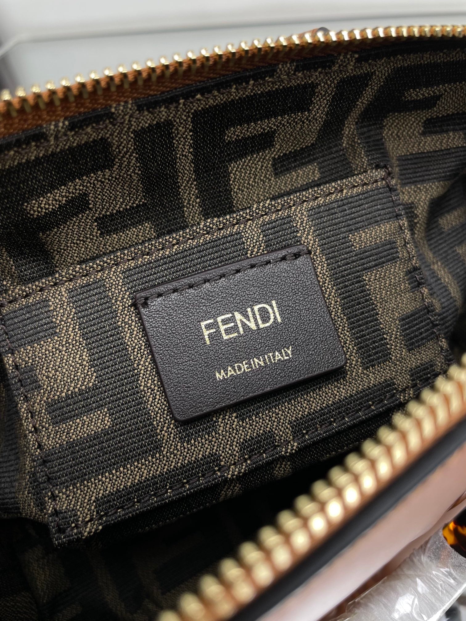 BY THE WAY MINI 18 IN BURNT ORANGE EMBOSSED CALFSKIN GOLD HARDWARE