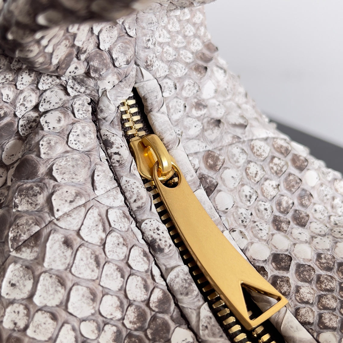 BOTTEGA VENETA MINI JODIE 23 IN SNAKE PATTERN CALFSKIN
