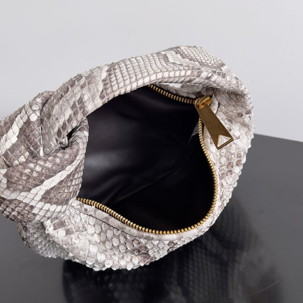 BOTTEGA VENETA MINI JODIE 23 IN SNAKE PATTERN CALFSKIN