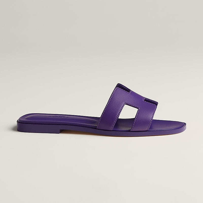 HERMES 0RAN SANDAL VIOLET MAJORETTE